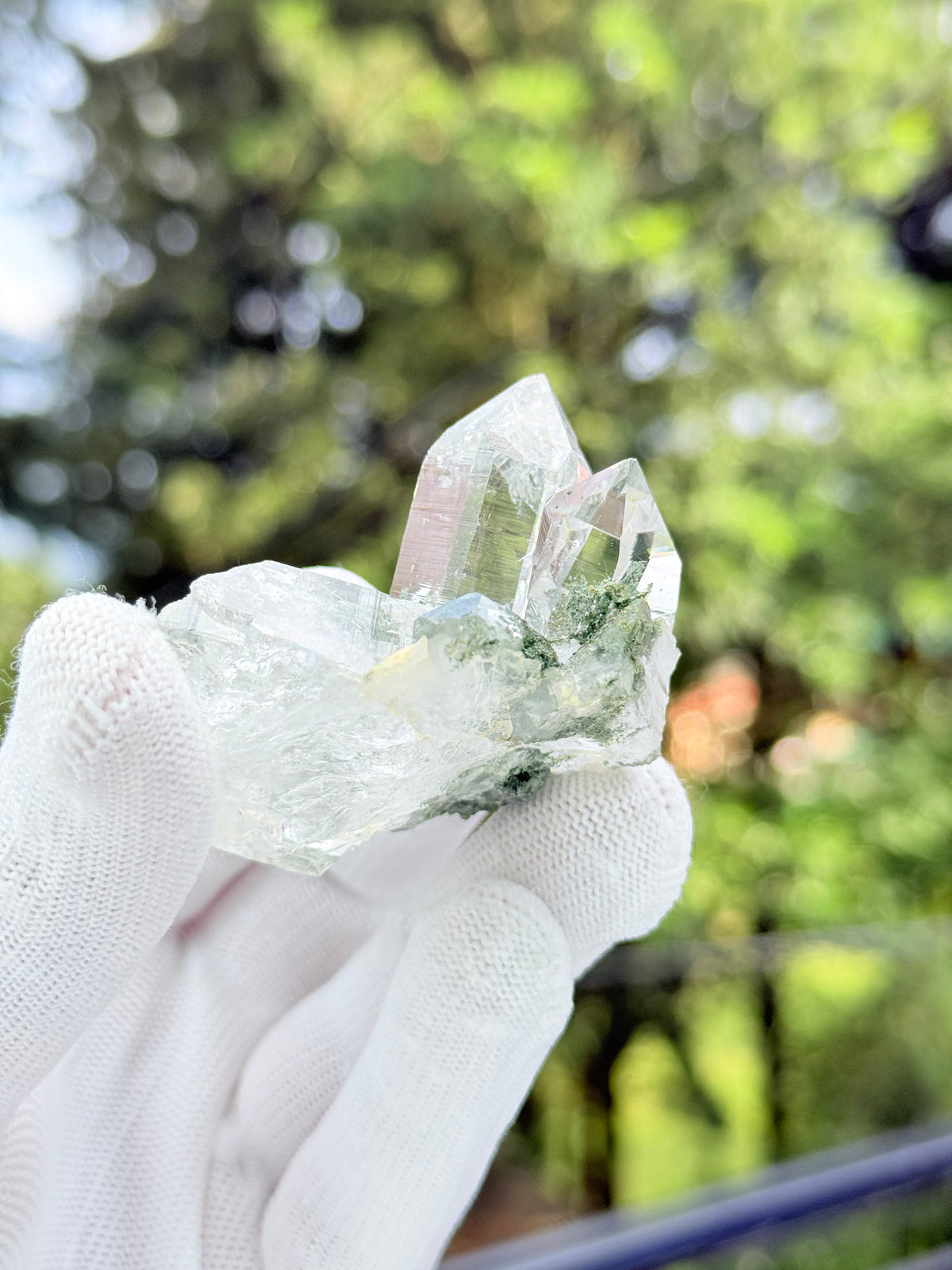 Clear Quartz With Chlorite