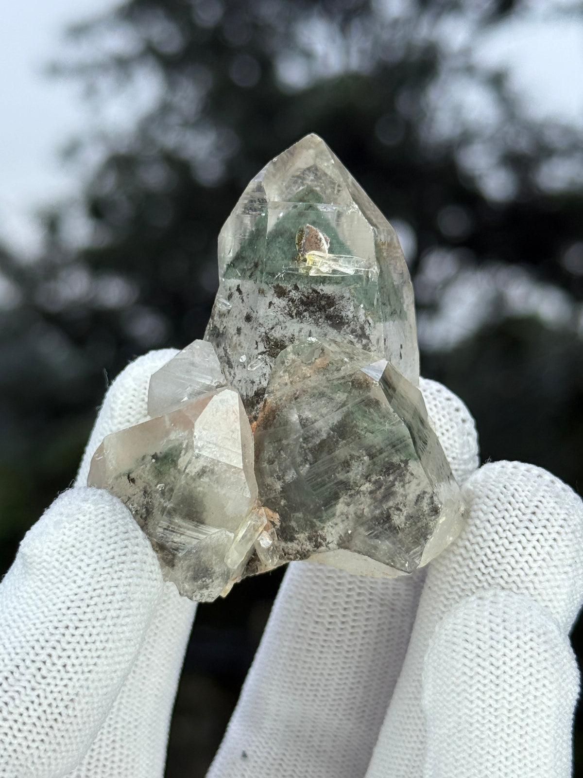 Himalayn Green Phantom With Hematite