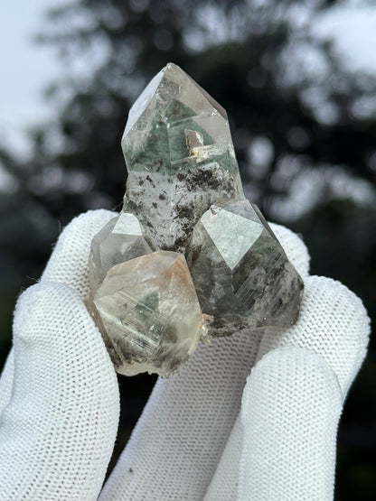 Himalayn Green Phantom With Hematite