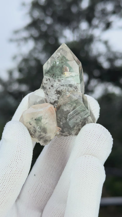 Himalayn Green Phantom With Hematite