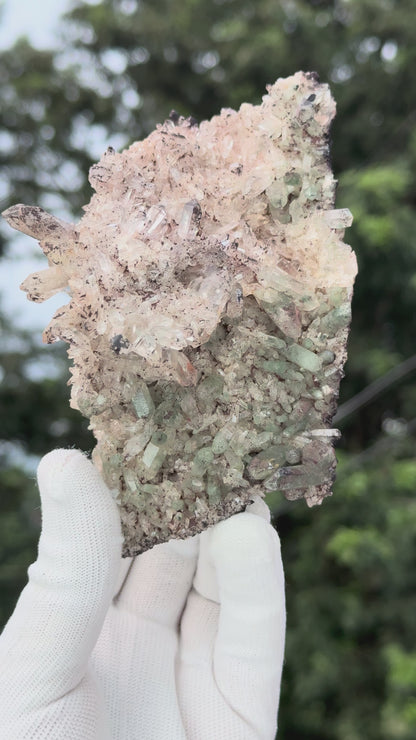 Chlorite With Pink Samadhi